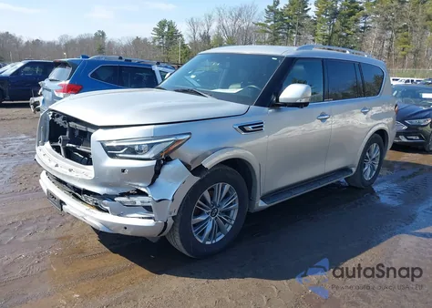 2021 Infiniti Qx80 Luxe Awd/Premium Select Awd/Sensory Awd из США, поврежденный, VIN JN8AZ2AE0M9272439